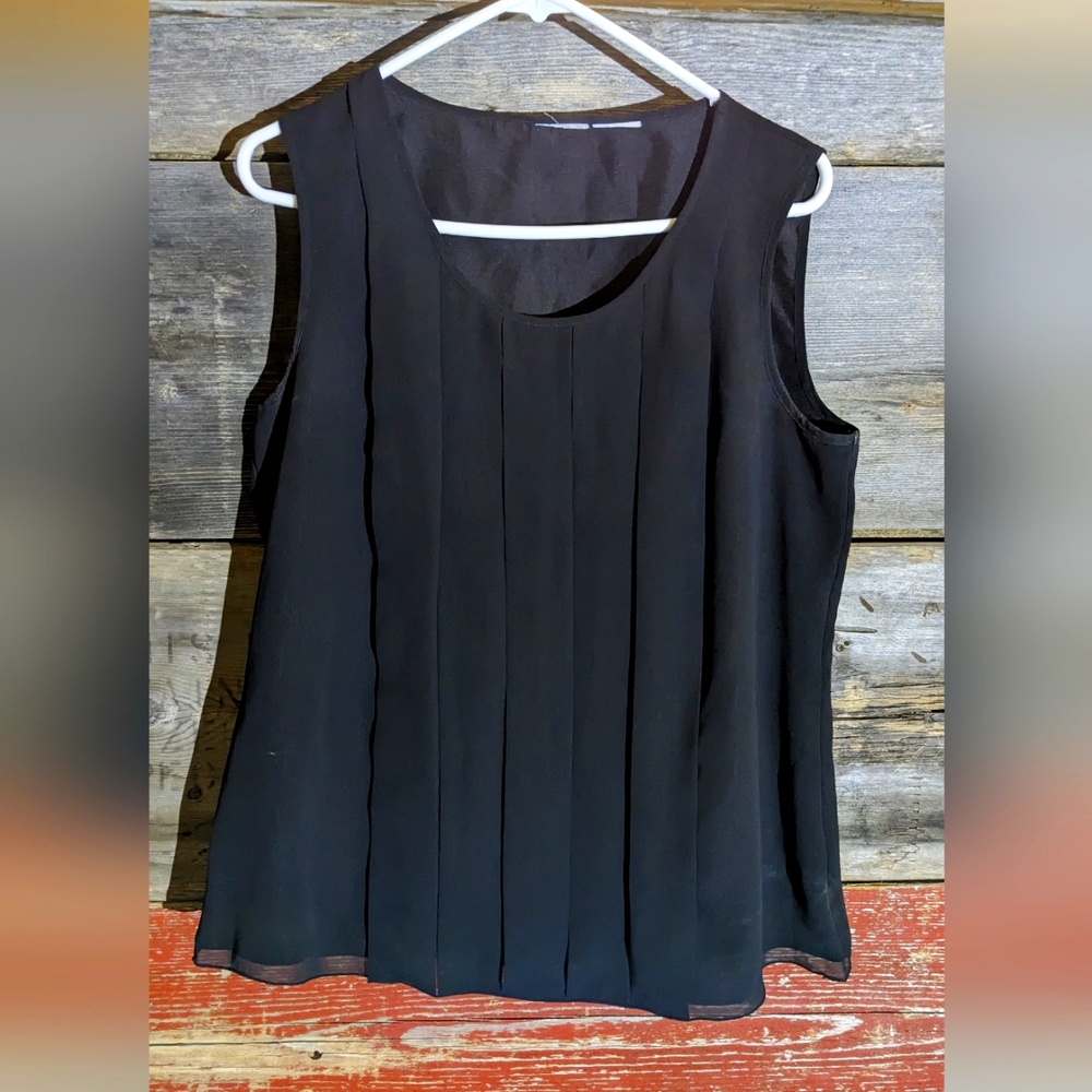 Black tank top